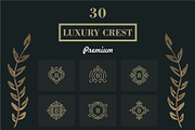 Luxury Crest Frame Pack, a Branding & Logo Template by Logosava (Thumbnail 1 of 6)