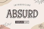 Absurd, a Font by Limited.studio (Thumbnail 1 of 4)