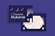 Ramadhan Mubarak Greeting Card, a Card Template by graphicook (Thumbnail 2 of 3)