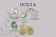 POSTPARTUM DOULA LOGOS TEMPLATES, a Branding & Logo Template by Daring Digies (Thumbnail 1 of 7)