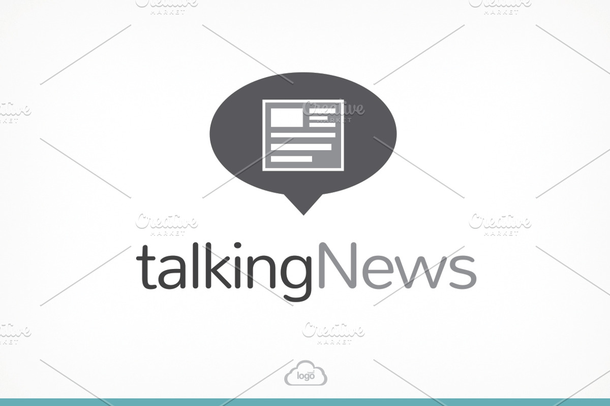 Talking News Logo Template, a Branding & Logo Template by Logo Heaven (Photo 3 of 5)