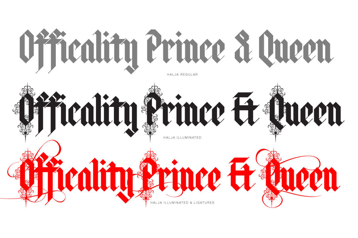 Halja, a Blackletter Font by Typogama (Photo 2 of 11)