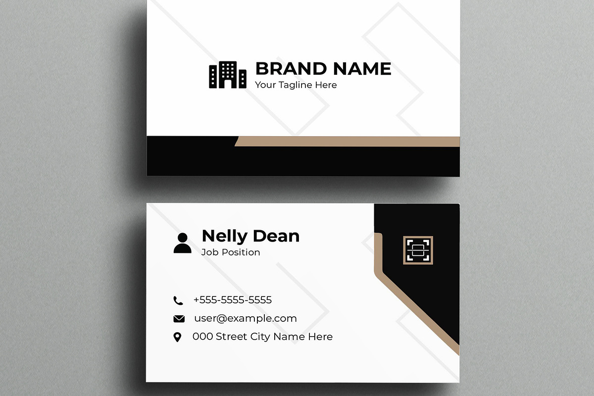 Corporate Modern Business Card, a Business Card Template by MightyDesign (Photo 3 of 6)
