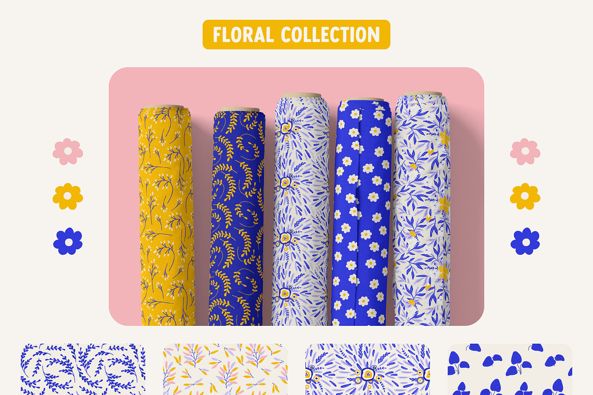 Seamless patterns bundle / 80+, a Pattern Graphic by by Margo (Photo 8 of 9)