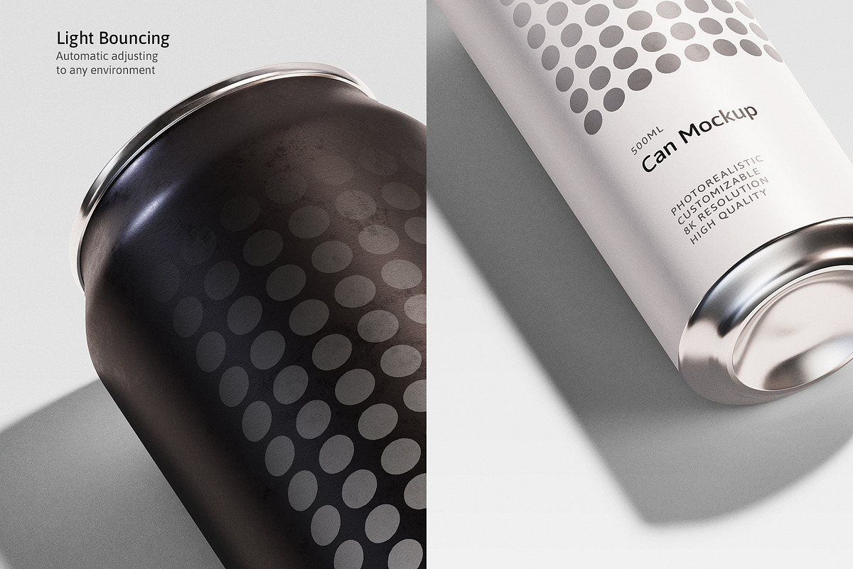 500ml Can Mockup | Plane Scene, a Packaging Mockup by AY Mock-Ups (Photo 4 of 9)