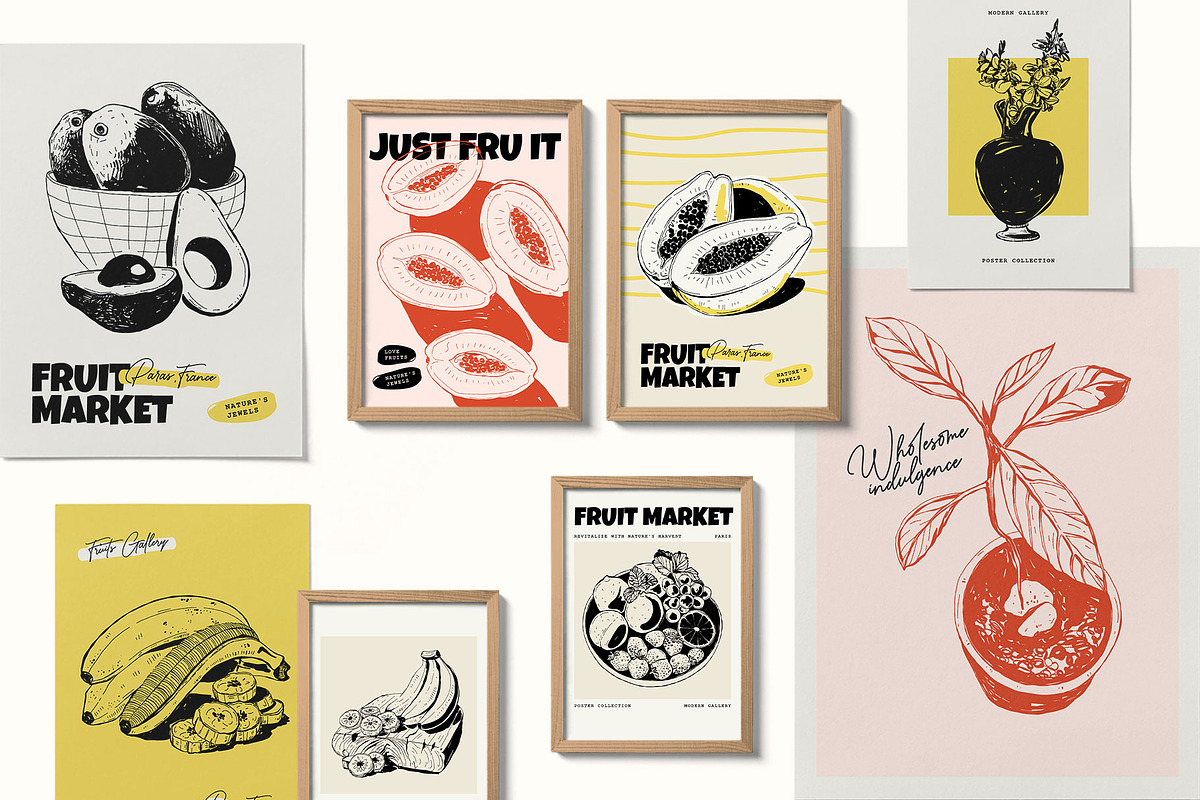 Summer Fruits Poster Builder, an Object Graphic by KetteCreate (Photo 8 of 17)