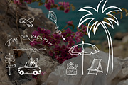 Time For Vacation Whimsical Set, an Object Illustration by ViktoriyaD (Thumbnail 2 of 15)