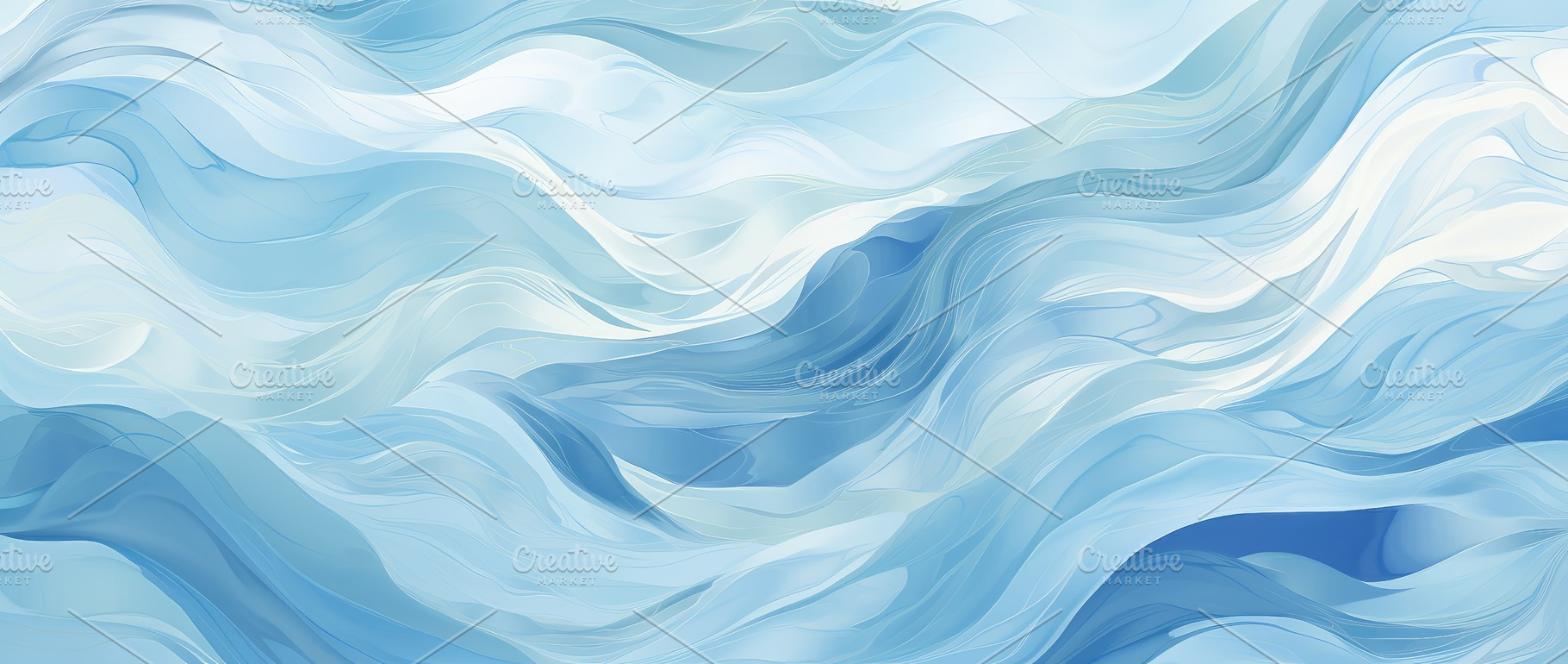 Serenity of the Waves: An Abstract Aquatic Dance in Blue Hues -, an Animal Photo by José Manuel Gelpi