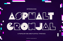 Asphalt Gronjal - Playful Font