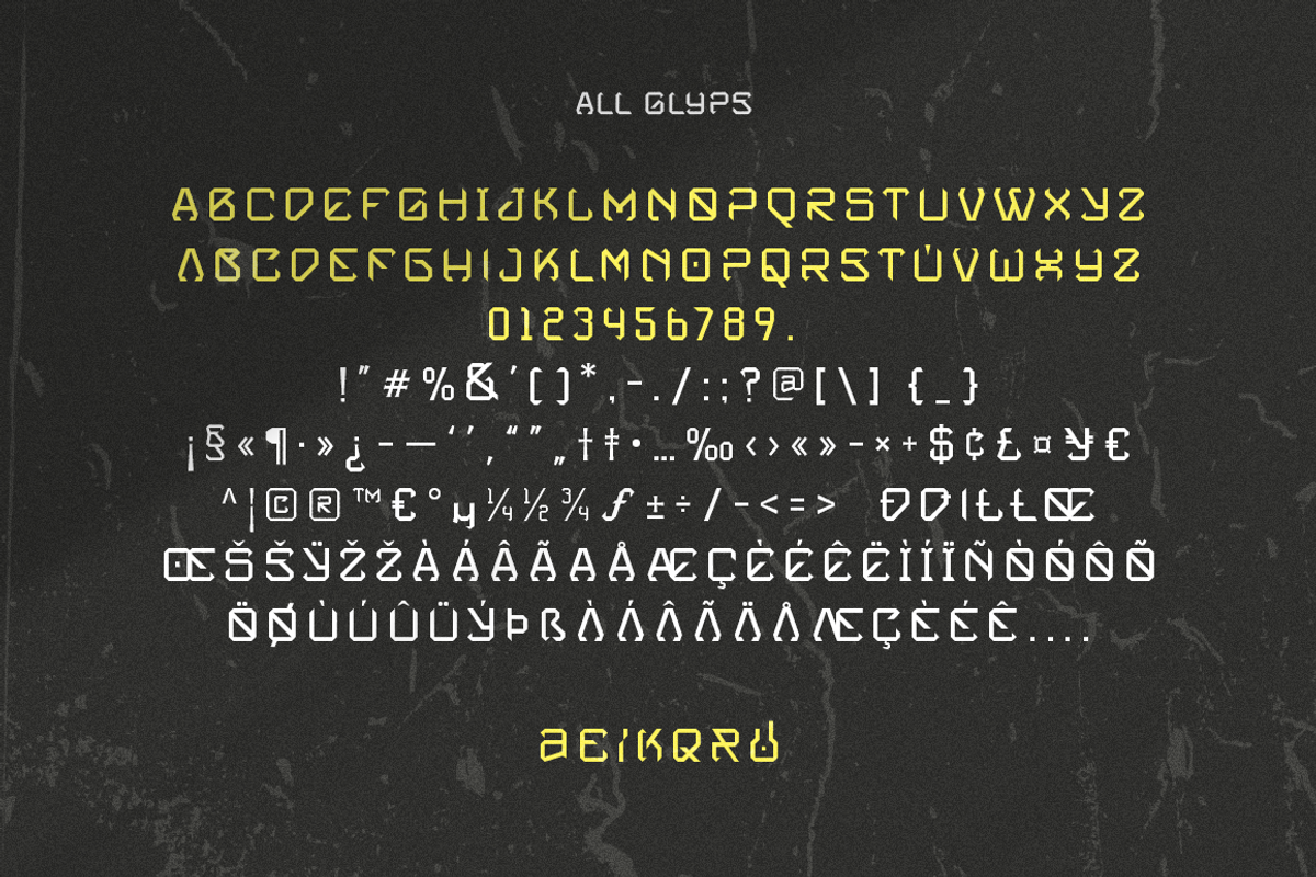 Equiva - Futuristic Typeface, a Sans Serif Font by Grontype (Photo 10 of 10)