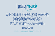Lucky Brush, a Handwritten Font by Gatype (Thumbnail 8 of 11)