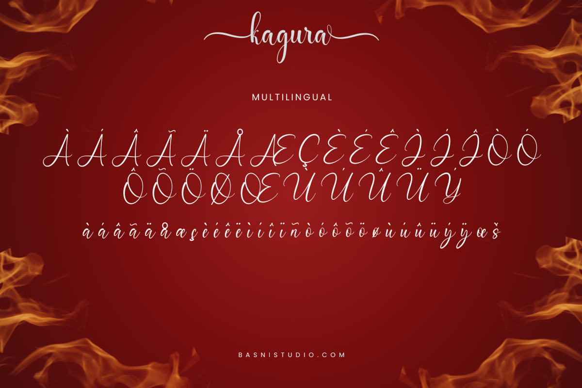 Kagura Modern Calligraphy, a Script Font by Basnistudio (Photo 12 of 13)