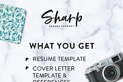 Modern Resume Template for Word, a Resume Template by SharpResumeFoundry (Thumbnail 4 of 5)
