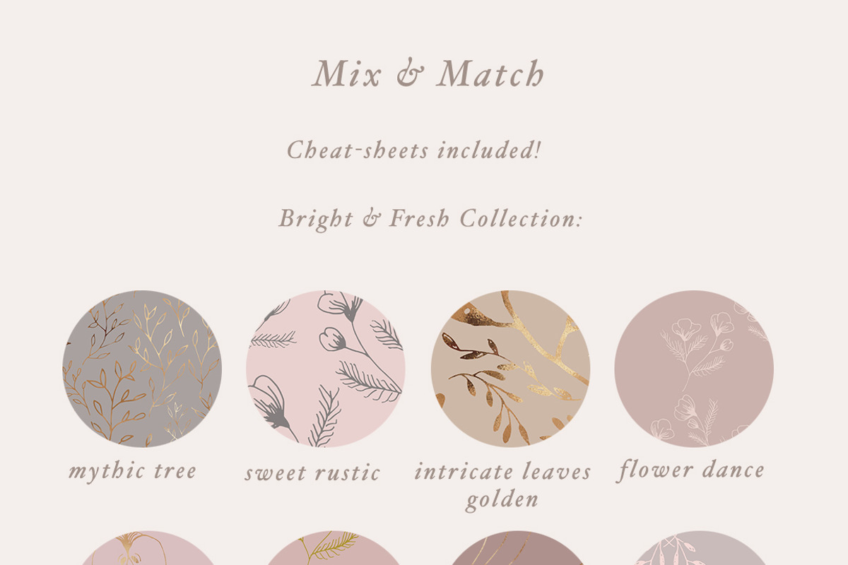Modern Subtle Floral Patterns Bundle, a Pattern Graphic by Laras Wonderland (Photo 15 of 16)
