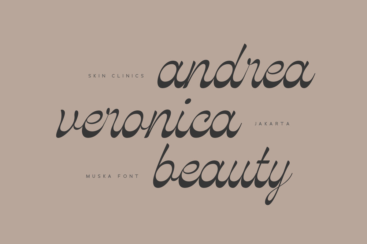Muska Font, a Script Font by vuuuds