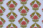 Vintage Lotus Art Nouveau Patterns, a Pattern Graphic by NayaChu (Thumbnail 3 of 9)