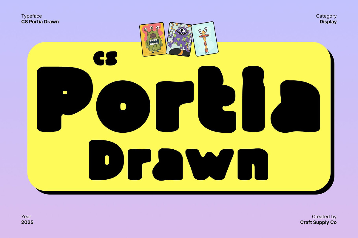 CS Portia Drawn, a Sans Serif Font by Craft Supply Co. (Photo 1 of 8)