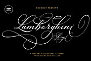 Lamborghini Script, a Script Font by Has_rizal (Thumbnail 13 of 13)
