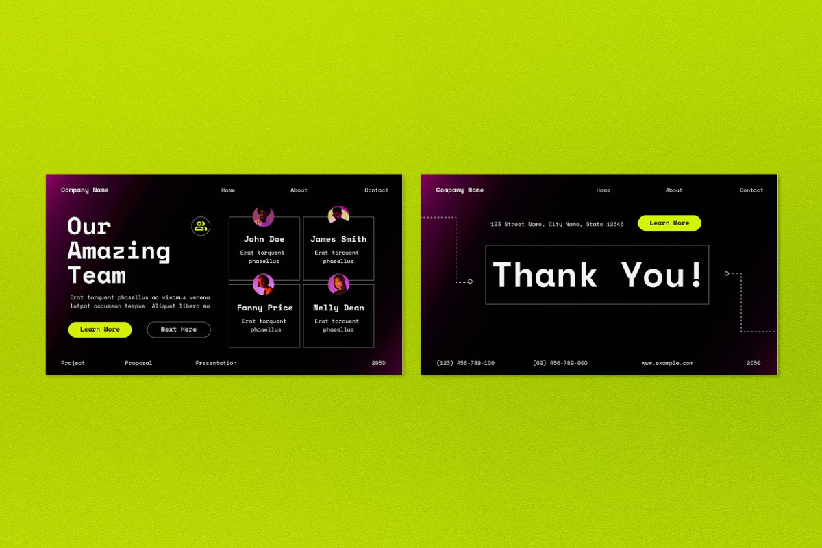 Black Pink Business Proposal PPT, a Presentation Template by graphicook (Photo 4 of 4)
