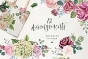 Flower Clipart - Rose Garden, an Illustration by Twigs and Twine (Thumbnail 4 of 11)