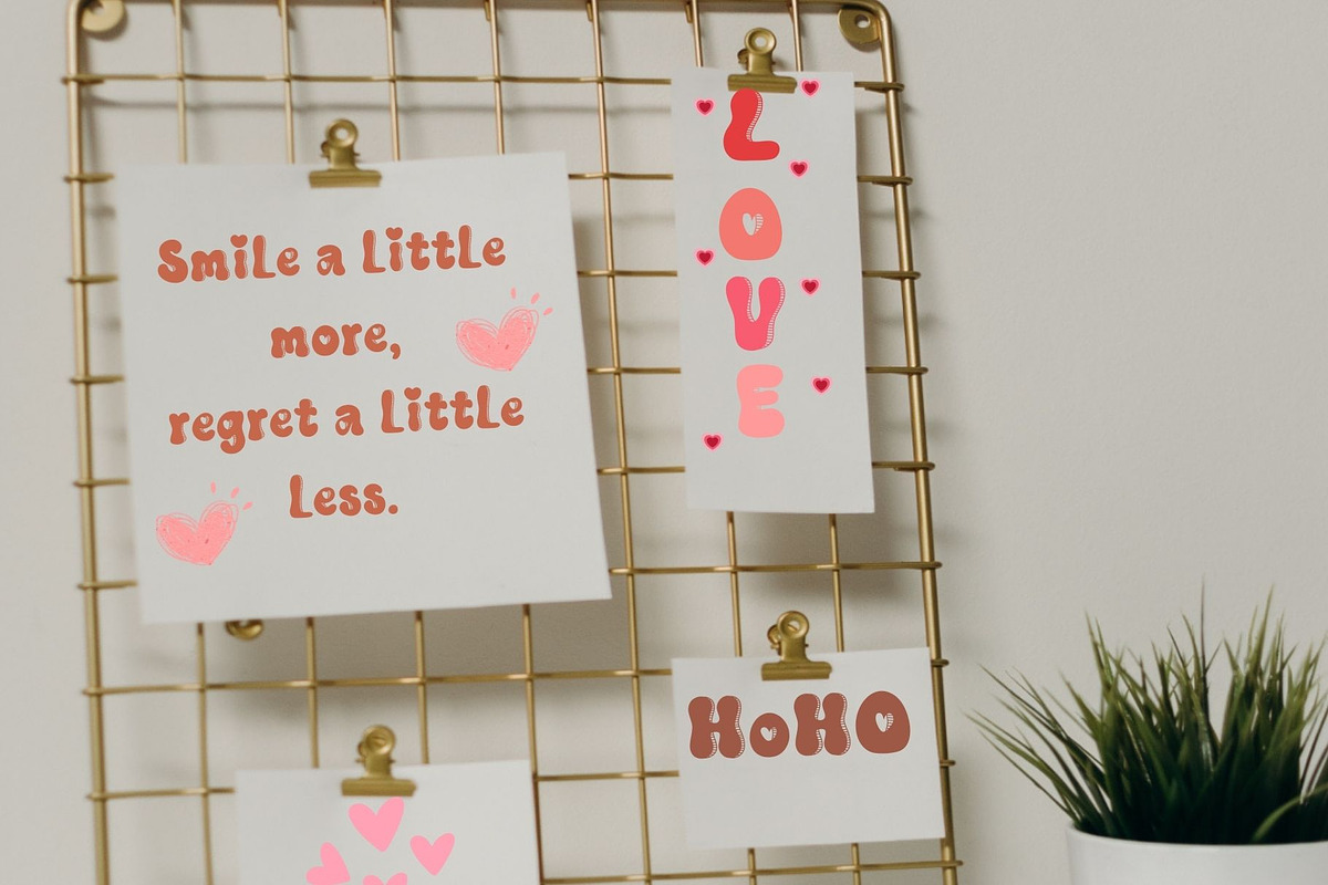 Love nine font, a Handwritten Font by JJuta (Photo 3 of 6)