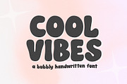 Cool Vibes | Bubbly Retro Font, a Font by KA Designs (Thumbnail 1 of 12)
