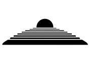 Horizon Sunrise and Sunset Silhouett, a Graphic by hafijul (Thumbnail 4 of 13)