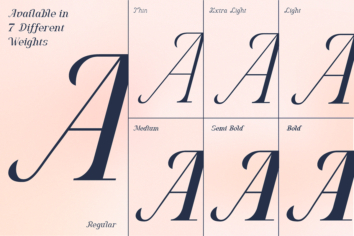 Algra Molta - Elegant Serif Family, a Serif Font by Pandeka Studio (Photo 4 of 11)