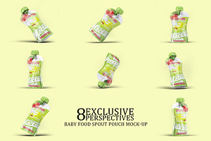 Baby Food Spout Pouch 8 Mock-Up