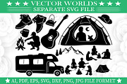 People Campfire SVG, Campfire SVG, an Object Graphic by VectorWorlds (Thumbnail 3 of 3)