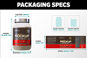2lb Whey Protein Jar Mockup A3-Pro, a Packaging Mockup by Design Warlord (Thumbnail 13 of 16)