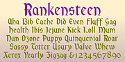 Rankensteen, a Blackletter Font by Ingrimayne Type (Thumbnail 5 of 6)