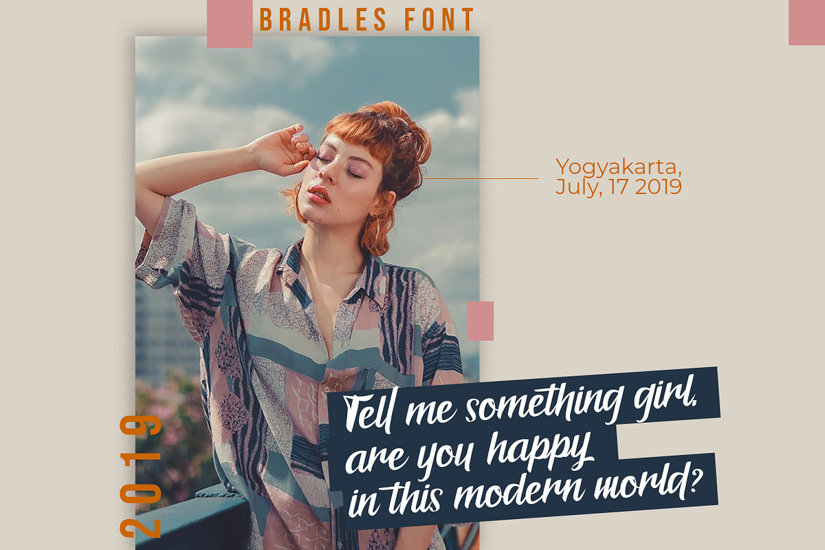 Bradles Font, a Script Font by Fontruly (Photo 3 of 5)