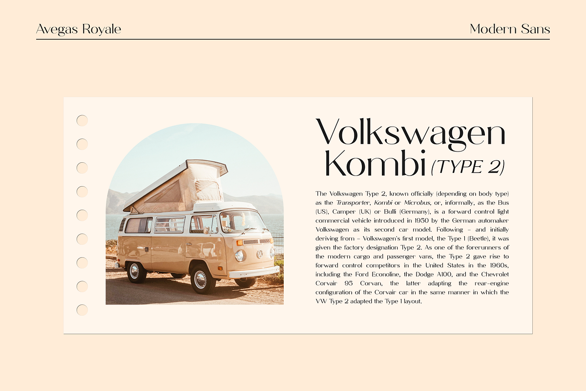 Avegas Royale - Modern Sans, a Sans Serif Font by Java pep (Photo 7 of 11)