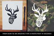 SwiftType. Retro Type & Photo PSD preview 2