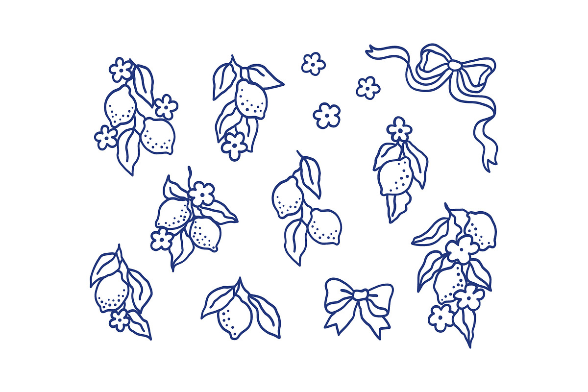 Italian Summer Frames and Clipart, an Object Graphic by Viaireshop (Photo 3 of 6)