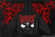 GOATHAM DEATH METAL FONT, a Blackletter Font by Fonday Studio (Thumbnail 10 of 17)