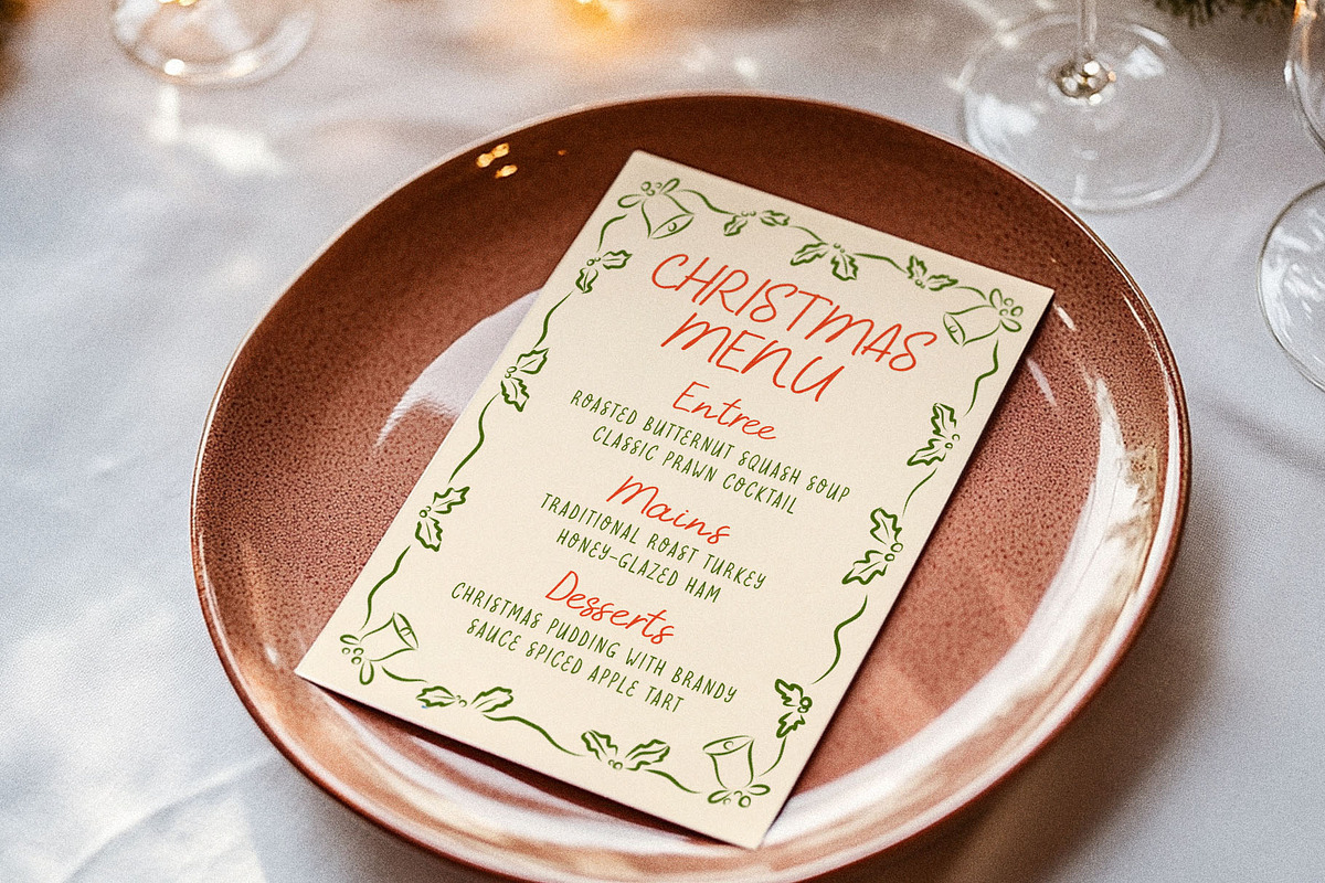 Whimsical Font Duo, Christmas Icons, a Script Font by Ayya Studio (Photo 9 of 13)
