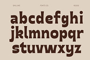 SFC Grina - Chunky Display Font, a Sans Serif Font by Skilline Supply Co. (Thumbnail 4 of 8)