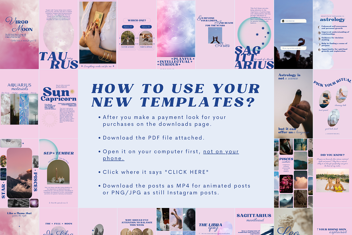 Astrology Instagram Mystic Template, a Social Media Template by Story Native (Photo 7 of 10)