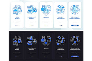 Federal social insurance app screen, a Templates & Theme by IMG Visuals