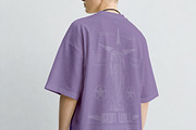 T-Shirt Back Mockup PSD Female Model, a Shirt Mockup by Rymden_Fl (Thumbnail 2 of 5)