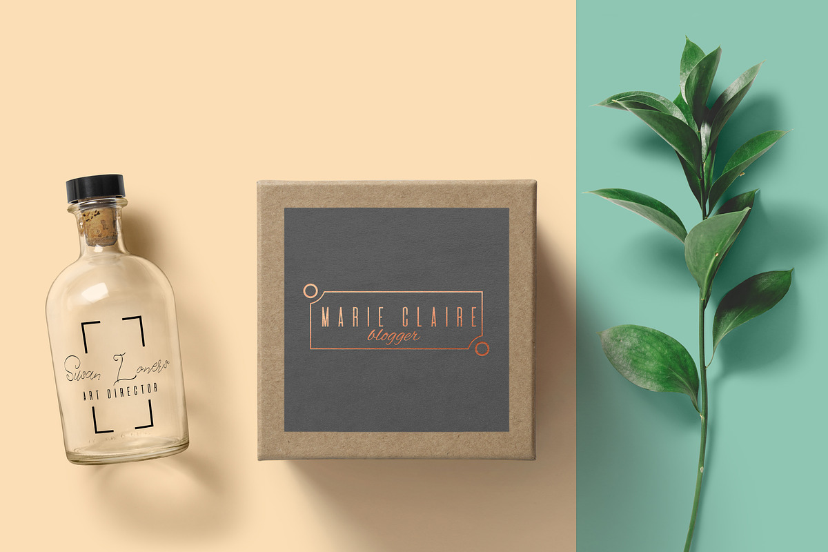 Feminine Chic Logo Templates, a Branding & Logo Template by IsikChic (Photo 2 of 9)