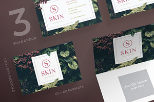 Business Cards Skin Care