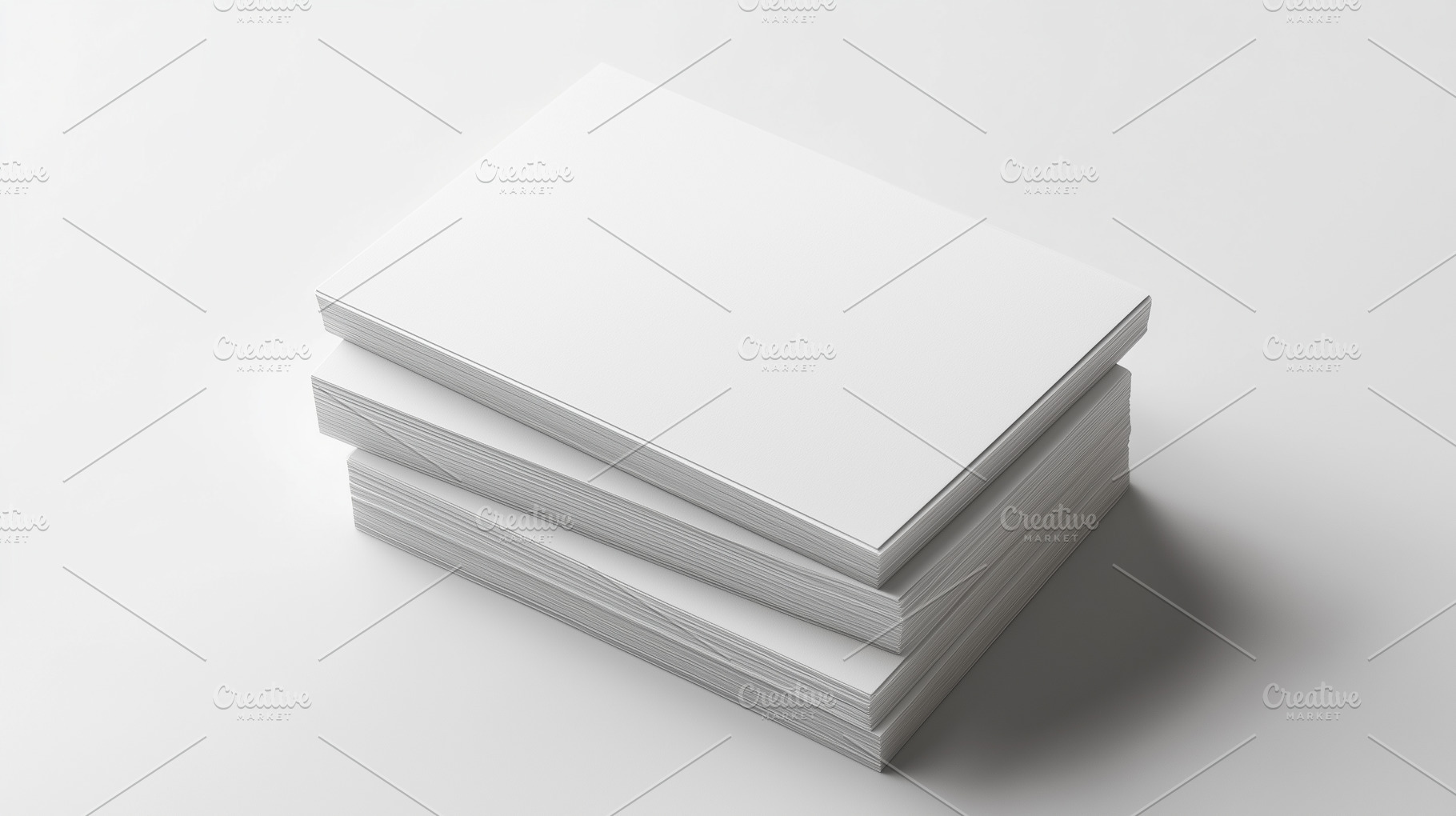 Stack of blank white business cards, a Business Photo by MistyDay
