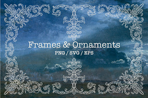 Frames & Ornaments. Vintage Pack