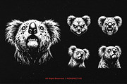 10 Bundle Dark Art Koala Animal Wild, an Illustration by Morspective (Thumbnail 5 of 7)