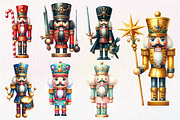 Christmas Nutcracker Clipart, an Illustration by Dream Creation (Thumbnail 2 of 6)