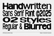 MN Brutaze - Handwritting Sans Serif, a Handwritten Font by Mantra Naga (Thumbnail 2 of 17)