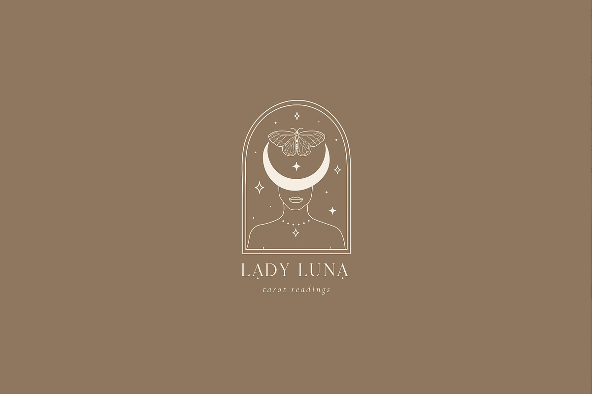 Lady Luna Pre-Made Logo Designs, a Branding & Logo Template by Olya Creative (Photo 10 of 11)